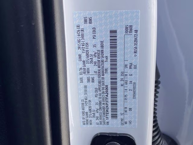 2026 Oxford White Ford F-150 STX RWD Truck