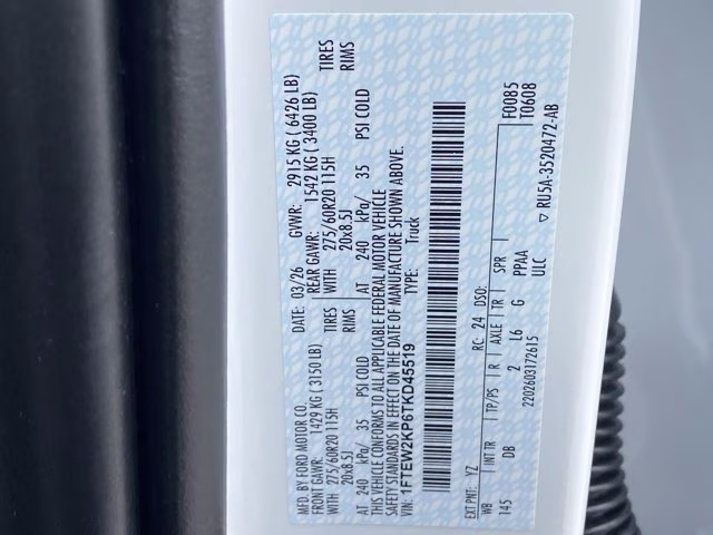 2026 Oxford White Ford F-150 STX RWD Truck