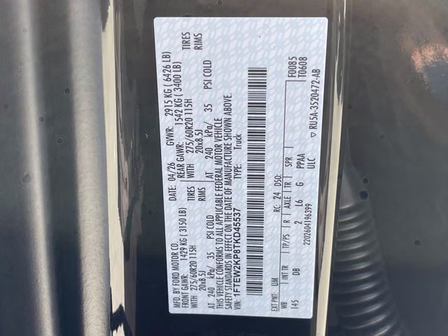 2026 Agate Black Metallic Ford F-150 STX RWD Truck