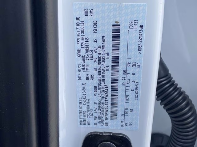 2026 Oxford White Ford F-150 Tremor 4X4 Truck