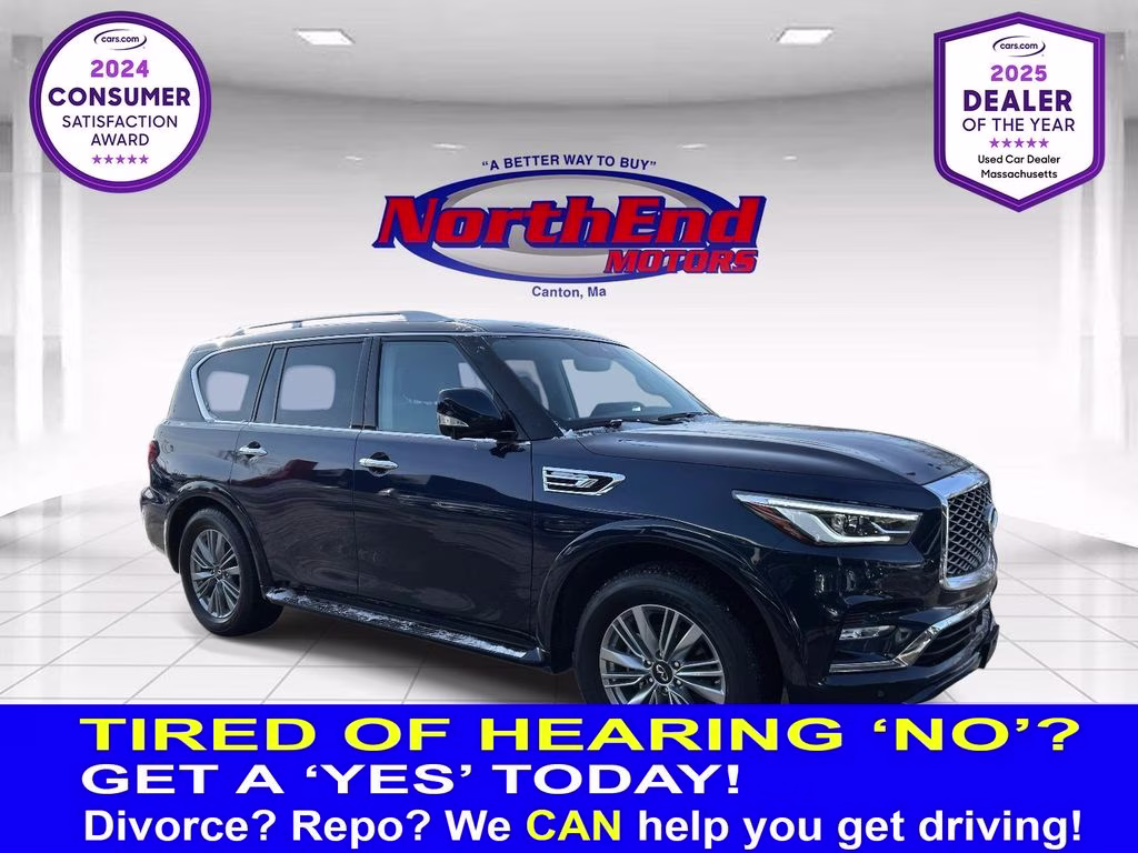2024 Hermosa Blue INFINITI QX80 LUXE 4X4 SUV