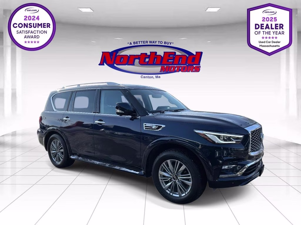 2024 Hermosa Blue INFINITI QX80 LUXE 4X4 SUV