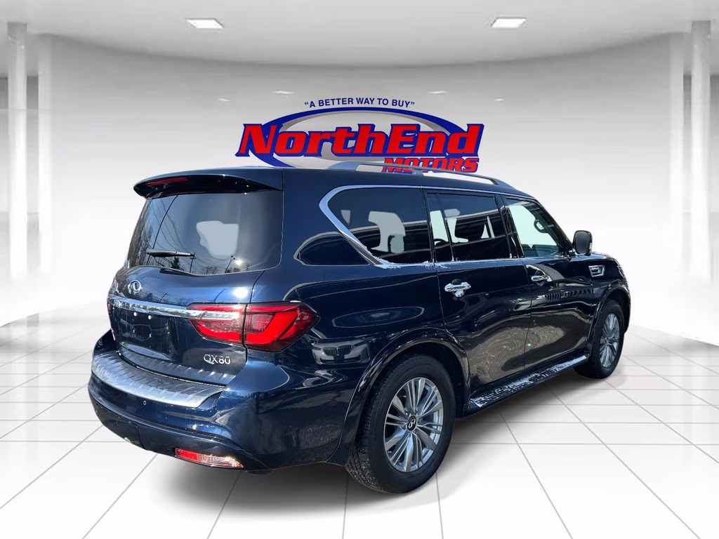 2024 Hermosa Blue INFINITI QX80 LUXE 4X4 SUV