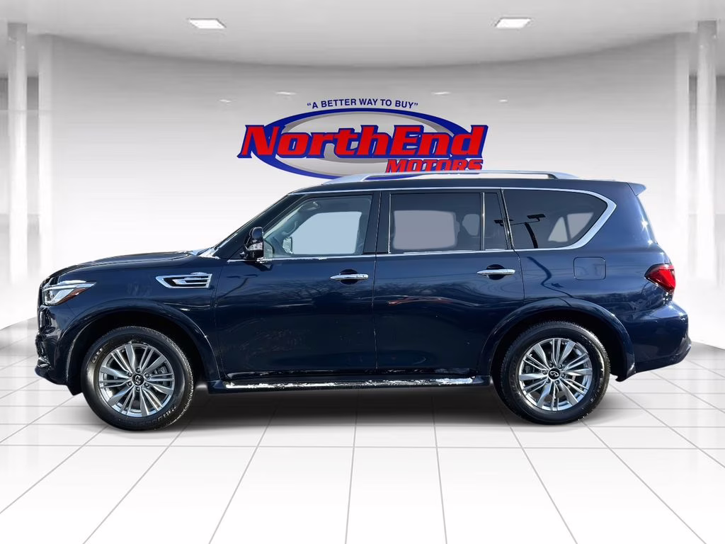 2024 Hermosa Blue INFINITI QX80 LUXE 4X4 SUV