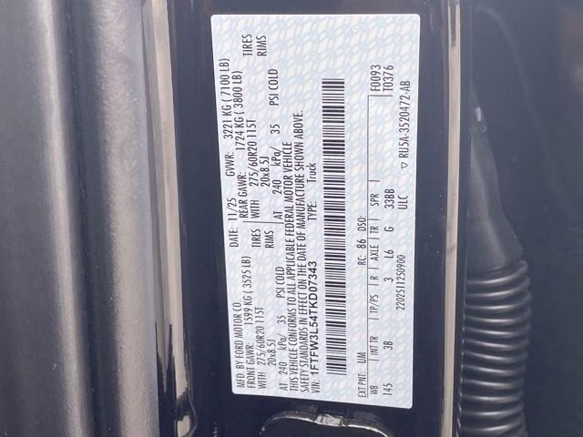 2026 Black Metallic Ford F-150 XLT 4X4 Truck