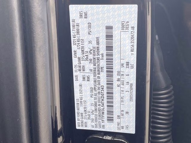 2026 Black Metallic Ford F-150 XLT 4X4 Truck