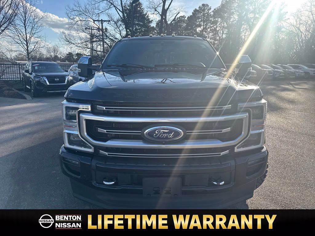 2022 Black Ford Super Duty F-250 SRW Platinum 4X4 Truck