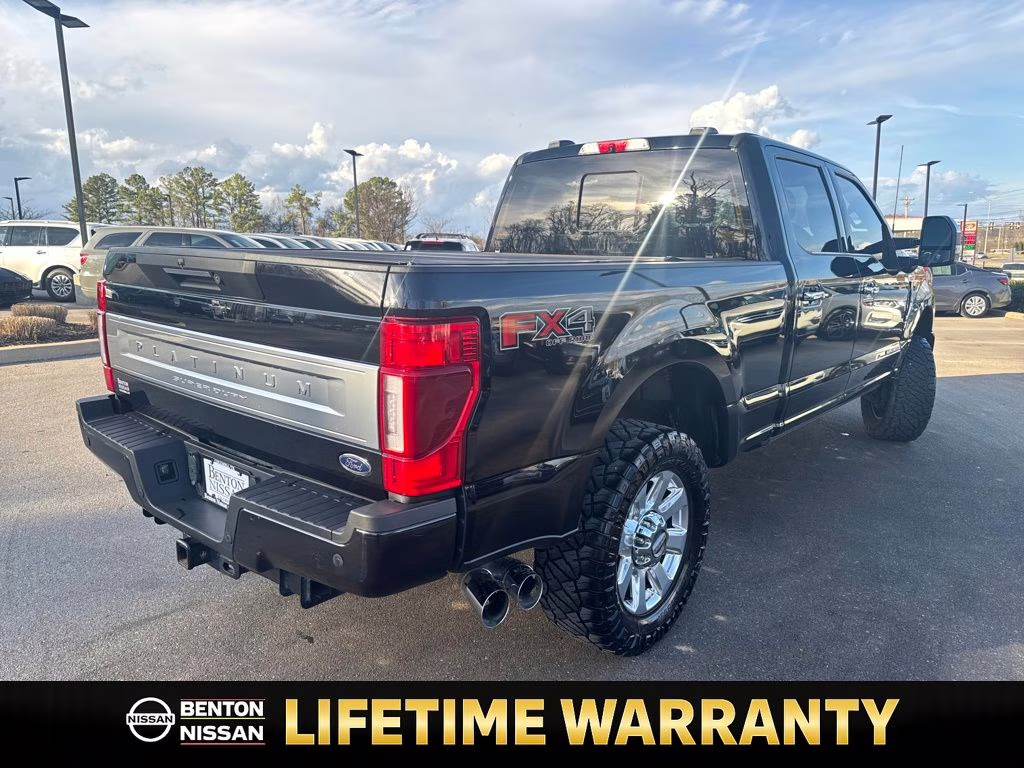 2022 Black Ford Super Duty F-250 SRW Platinum 4X4 Truck