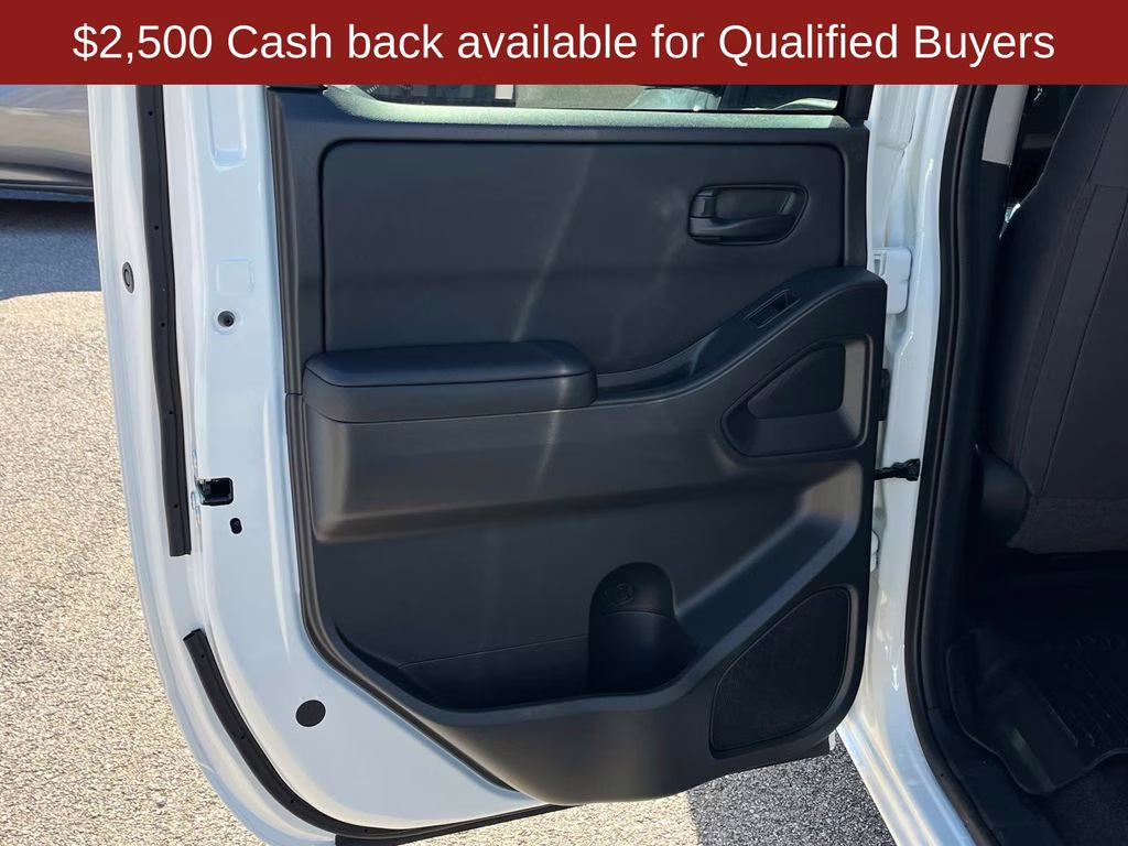 2026 Glacier White Nissan Frontier S 4X4 Truck