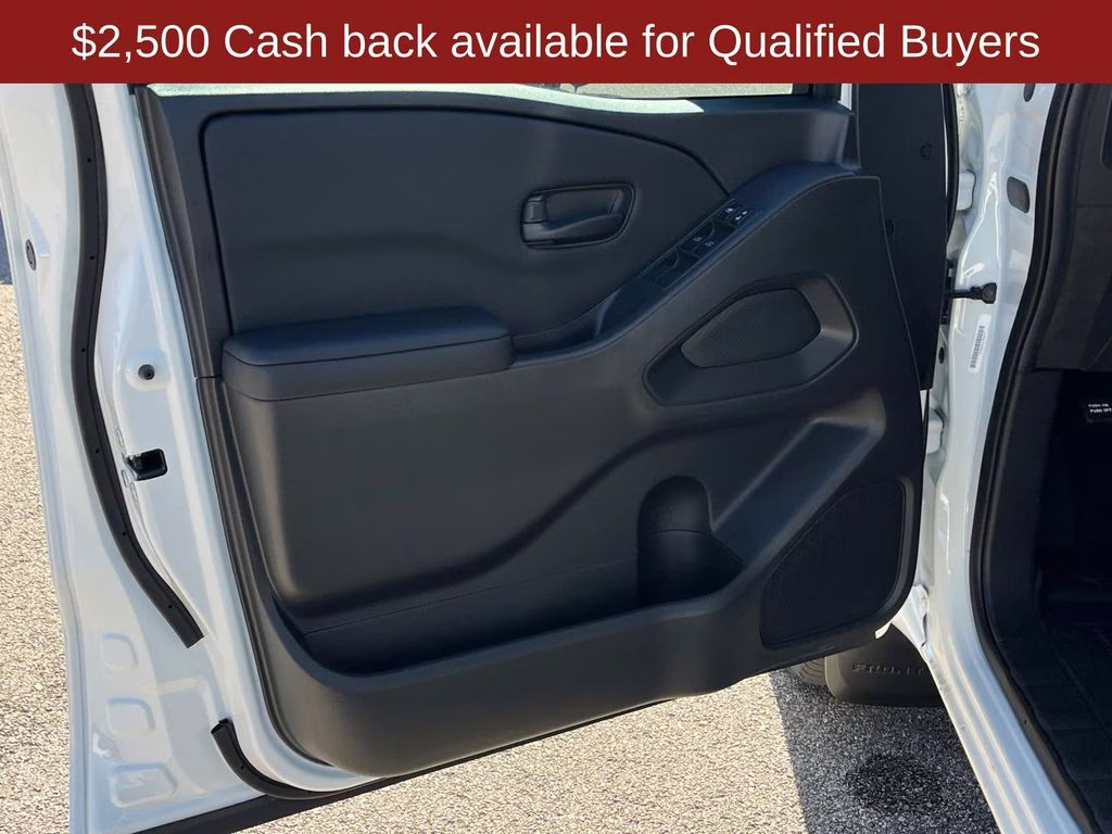 2026 Glacier White Nissan Frontier S 4X4 Truck