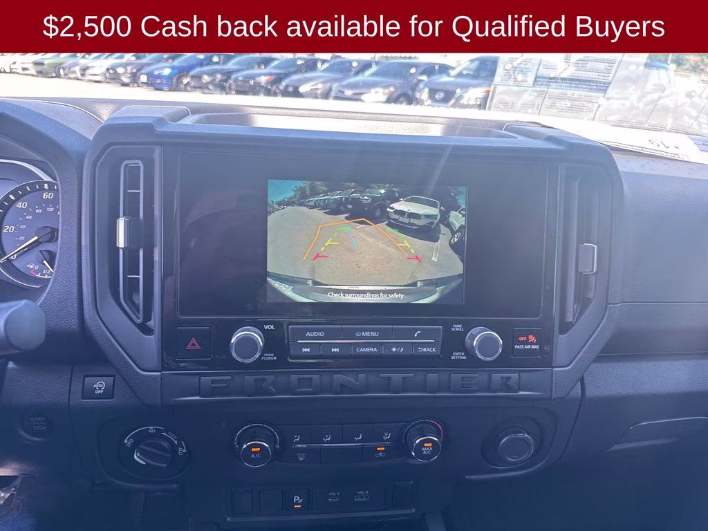 2026 Glacier White Nissan Frontier S 4X4 Truck