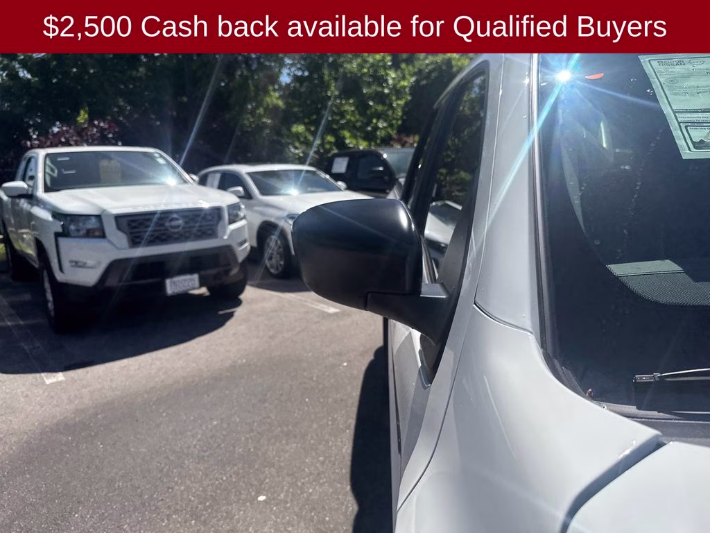 2026 Glacier White Nissan Frontier S 4X4 Truck