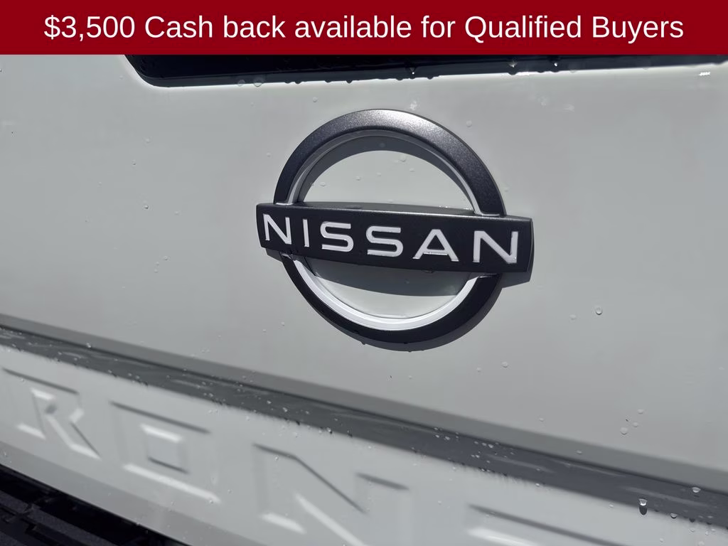 2026 Glacier White Nissan Frontier S 4X4 Truck