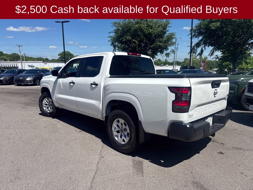 2026 Glacier White Nissan Frontier S 4X4 Truck