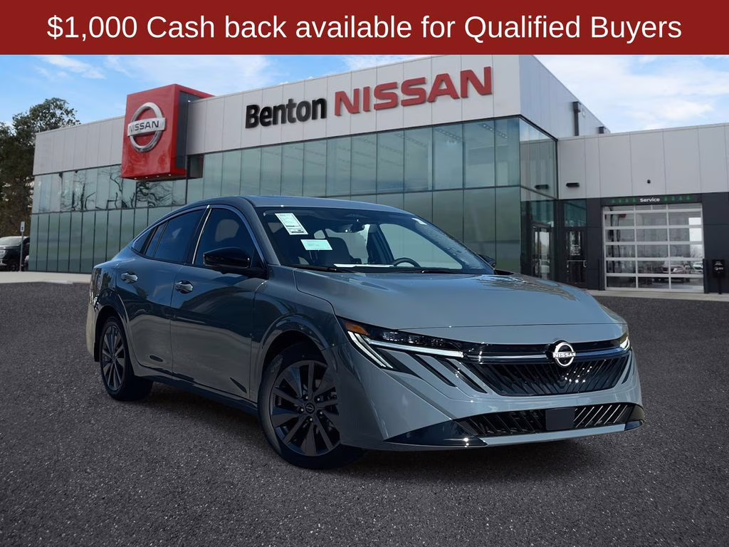 2026 Atlantic Gray Metallic Nissan Sentra SL FWD Sedan