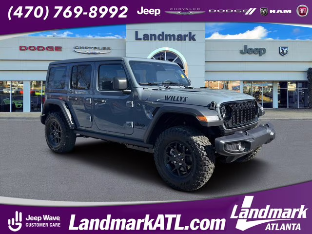 2026 Anvil Clear Coat Jeep Wrangler Willys 4X4 Convertible