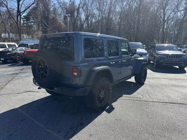 2026 Anvil Clear Coat Jeep Wrangler Willys 4X4 Convertible