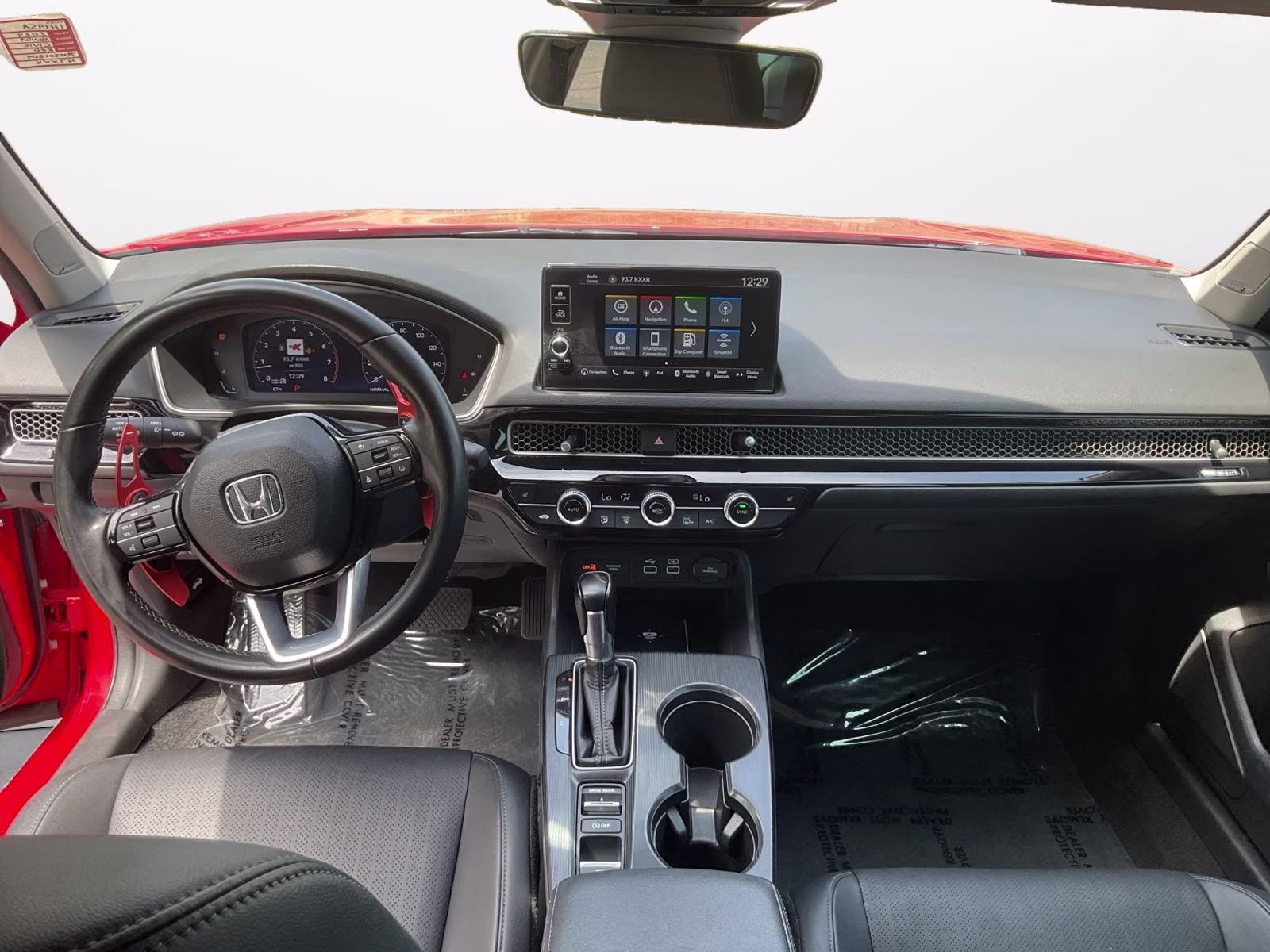 2024 Red Honda Civic Touring FWD Sedan