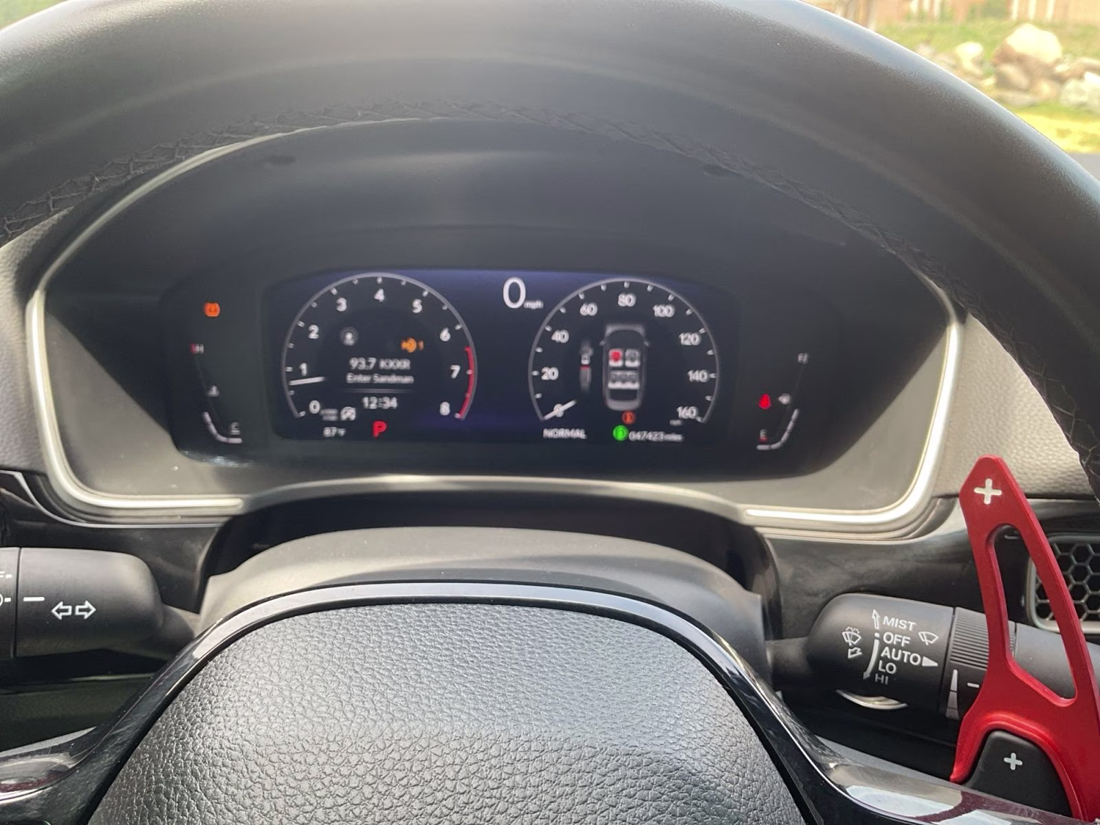 2024 Red Honda Civic Touring FWD Sedan