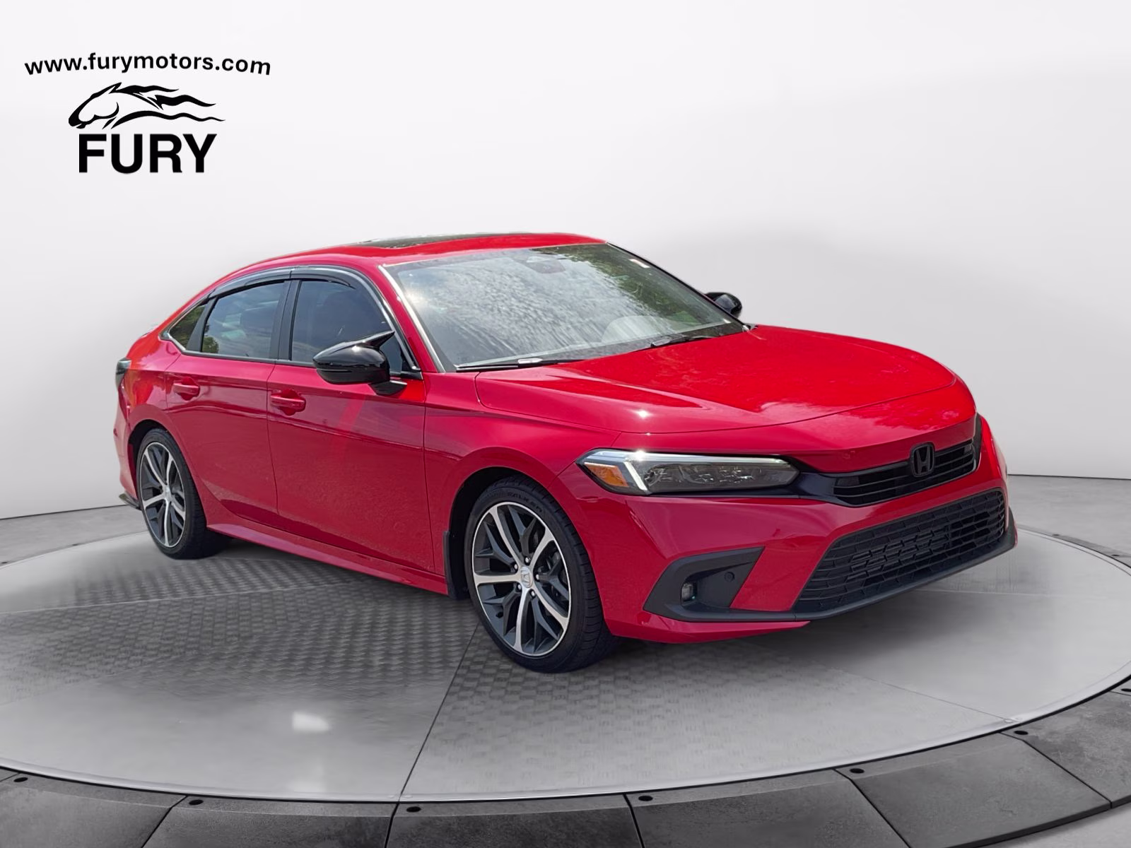 2024 Red Honda Civic Touring FWD Sedan