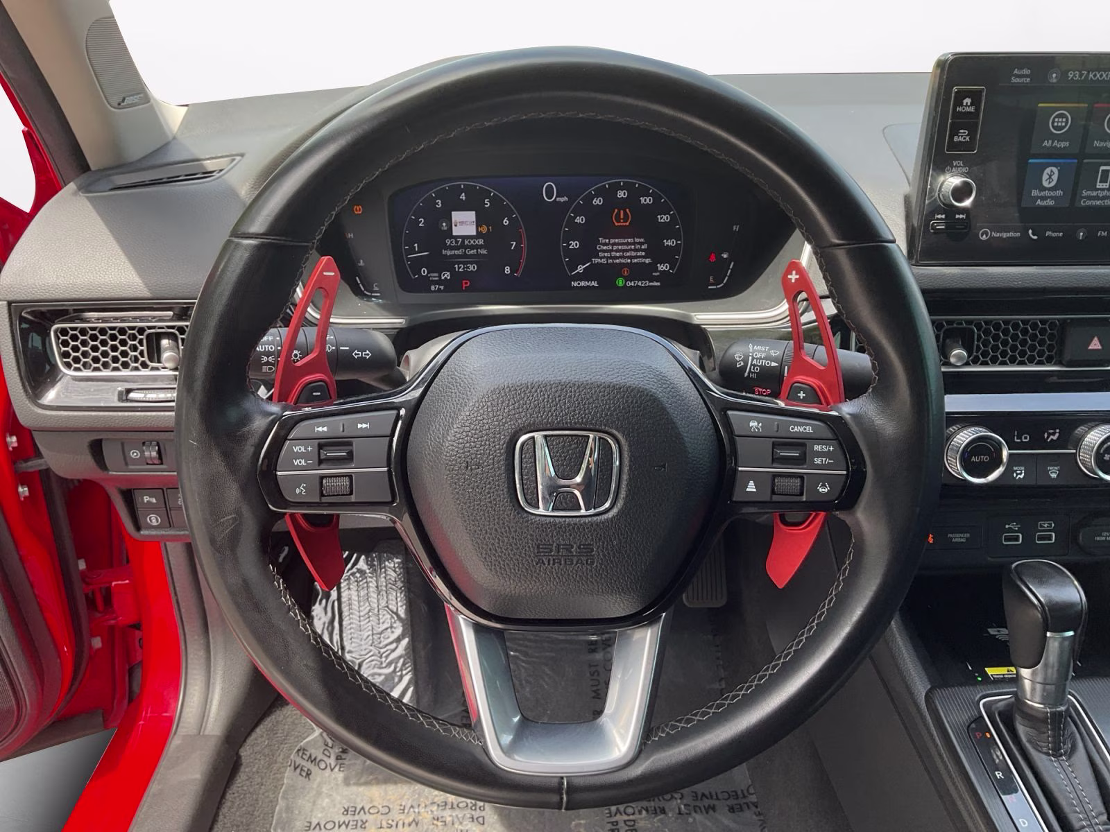 2024 Red Honda Civic Touring FWD Sedan