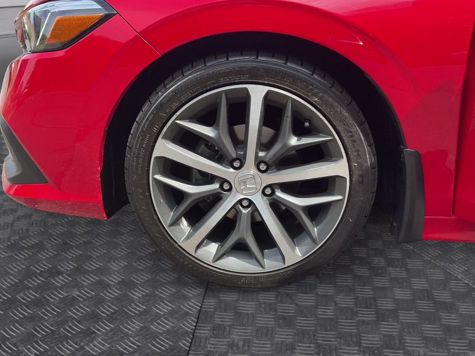 2024 Red Honda Civic Touring FWD Sedan