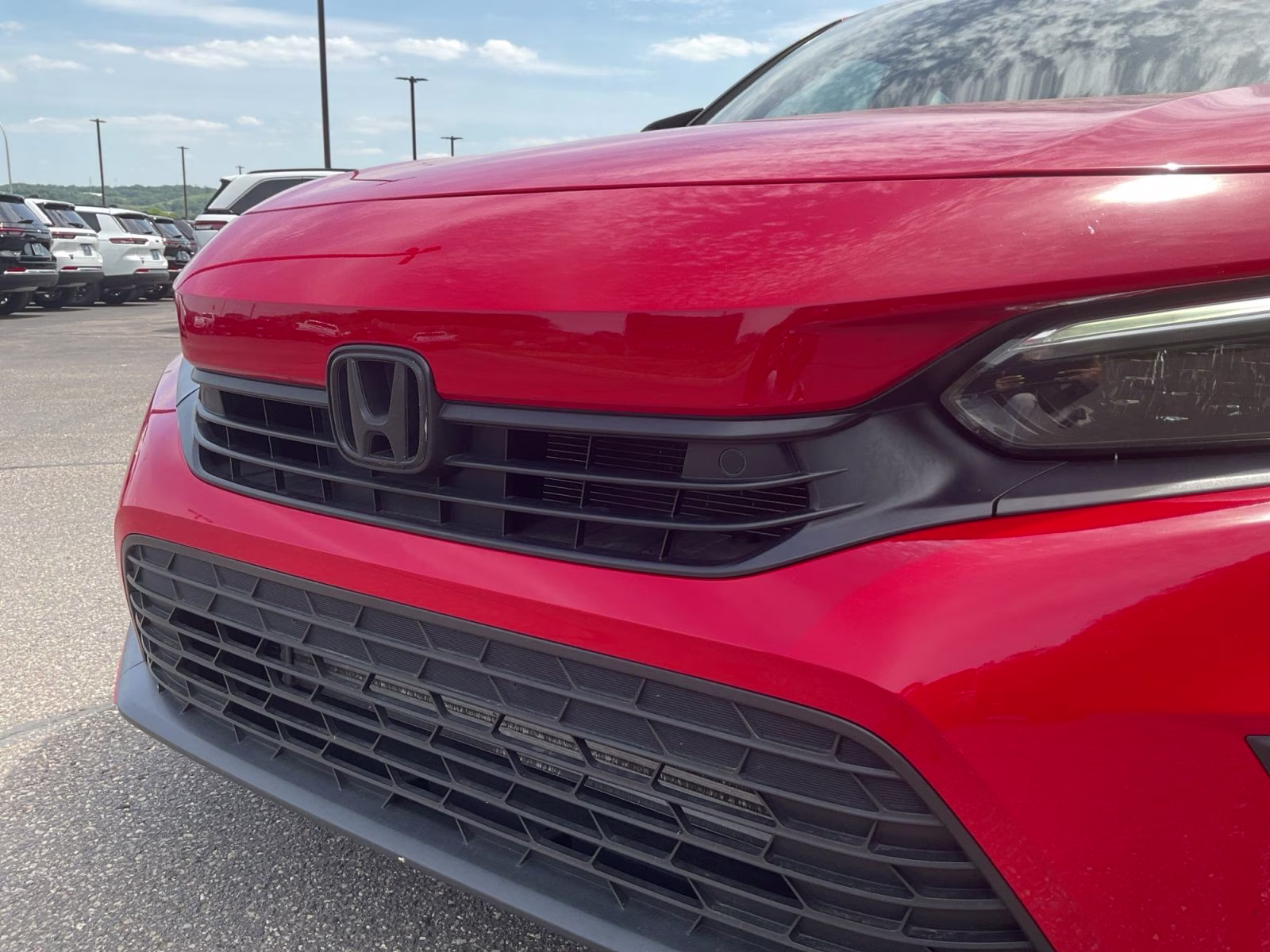 2024 Red Honda Civic Touring FWD Sedan