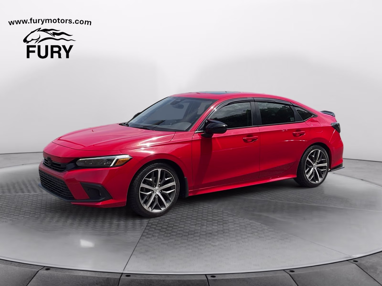 2024 Red Honda Civic Touring FWD Sedan