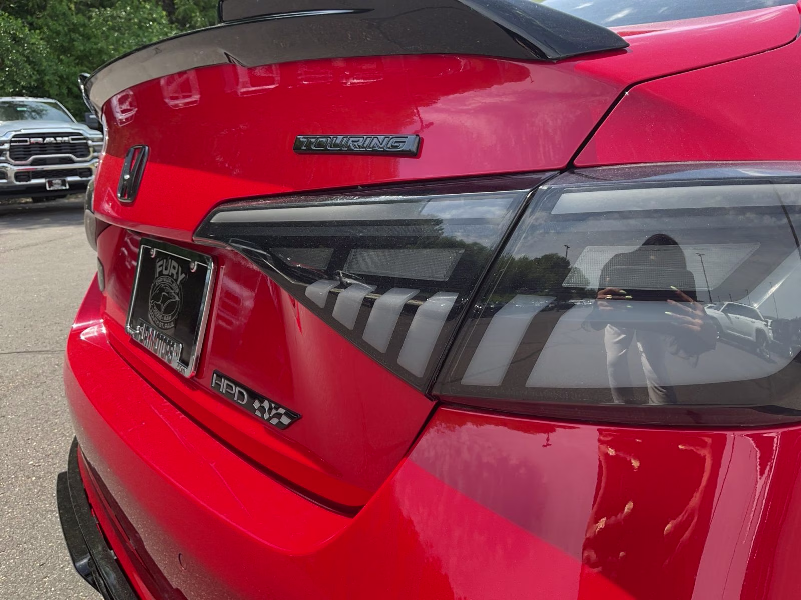 2024 Red Honda Civic Touring FWD Sedan