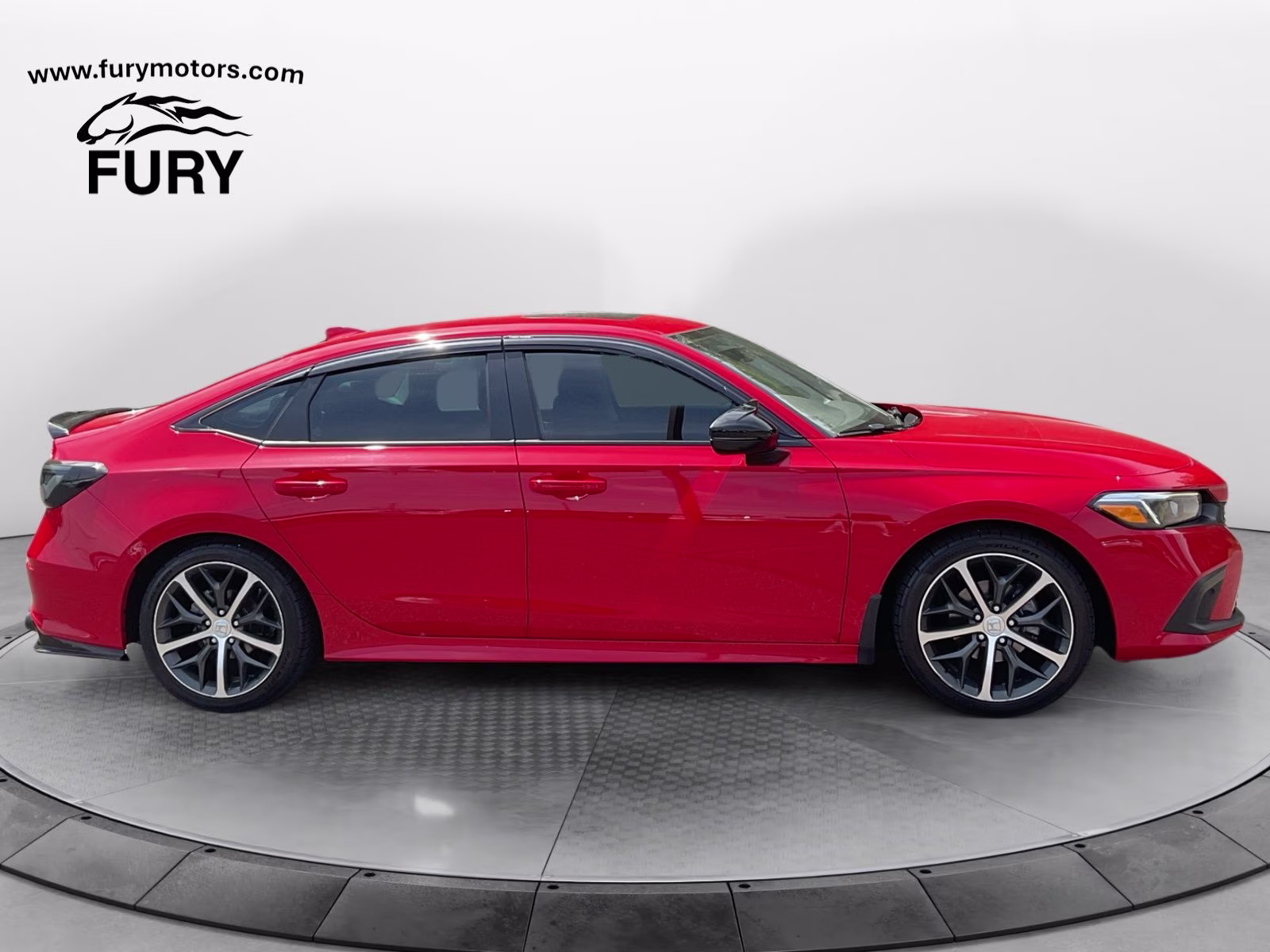 2024 Red Honda Civic Touring FWD Sedan