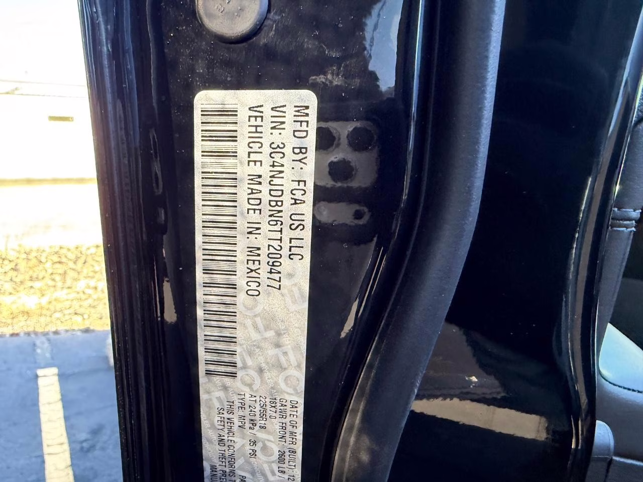 2026 Diamond Black Crystal Pearlcoat Jeep Compass Latitude 4X4 SUV