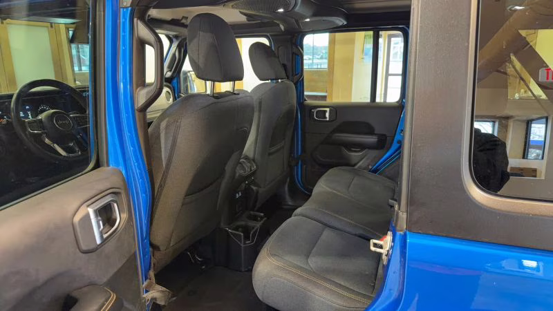 2024 Blue Jeep Wrangler 4 Door Sahara Sport Utility 4D 4X4