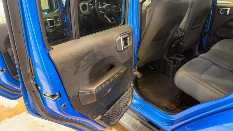 2024 Blue Jeep Wrangler 4 Door Sahara Sport Utility 4D 4X4