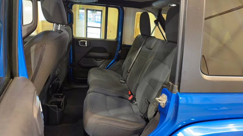 2024 Blue Jeep Wrangler 4 Door Sahara Sport Utility 4D 4X4