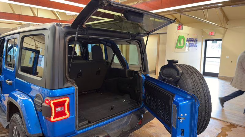 2024 Blue Jeep Wrangler 4 Door Sahara Sport Utility 4D 4X4