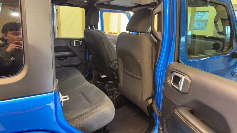 2024 Blue Jeep Wrangler 4 Door Sahara Sport Utility 4D 4X4
