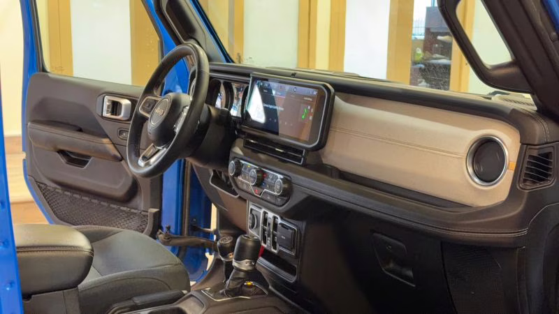 2024 Blue Jeep Wrangler 4 Door Sahara Sport Utility 4D 4X4