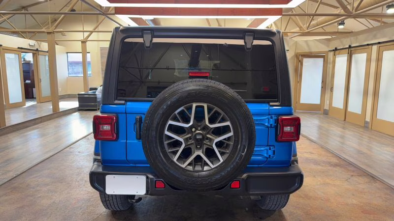 2024 Blue Jeep Wrangler 4 Door Sahara Sport Utility 4D 4X4