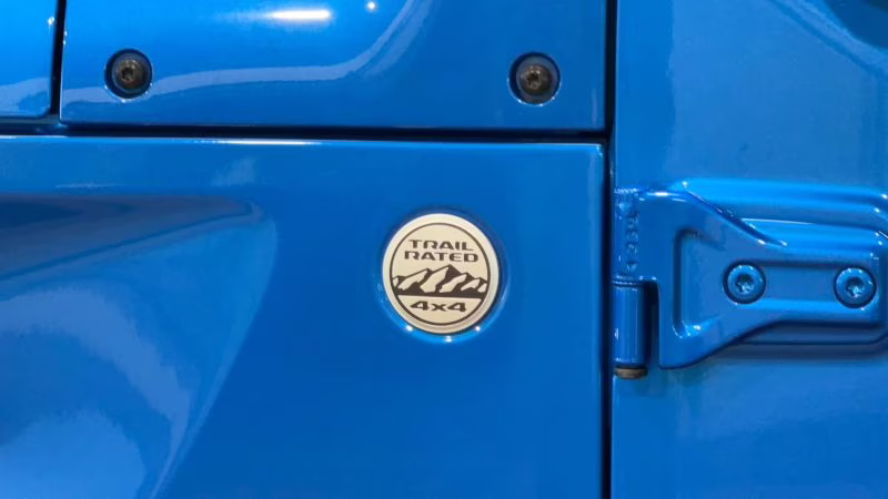 2024 Blue Jeep Wrangler 4 Door Sahara Sport Utility 4D 4X4