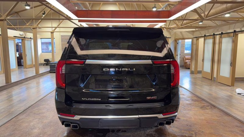2025 Onyx Black GMC Yukon Denali Sport Utility 4D 4X4 SUV
