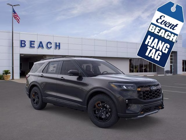 2026 Black Metallic Ford Explorer Tremor 4X4 SUV