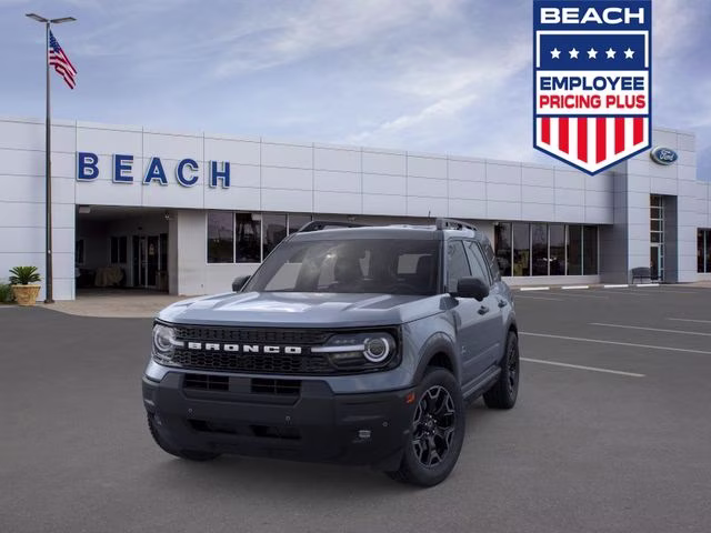 2026 Azure Gray Metallic Ford Bronco Sport Outer Banks 4X4 SUV