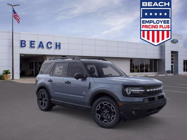 2026 Azure Gray Metallic Ford Bronco Sport Outer Banks 4X4 SUV