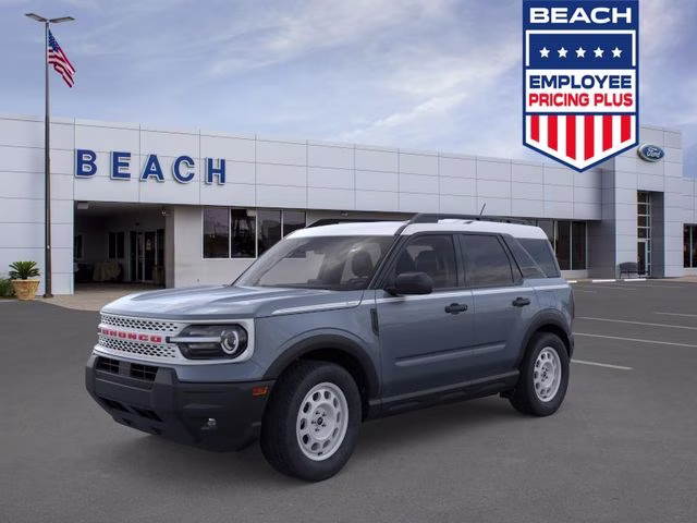 2026 Azure Gray Metallic Ford Bronco Sport Heritage 4X4 SUV