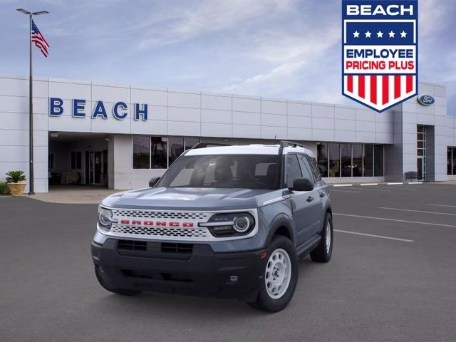 2026 Azure Gray Metallic Ford Bronco Sport Heritage 4X4 SUV