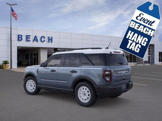 2026 Azure Gray Metallic Ford Bronco Sport Heritage 4X4 SUV