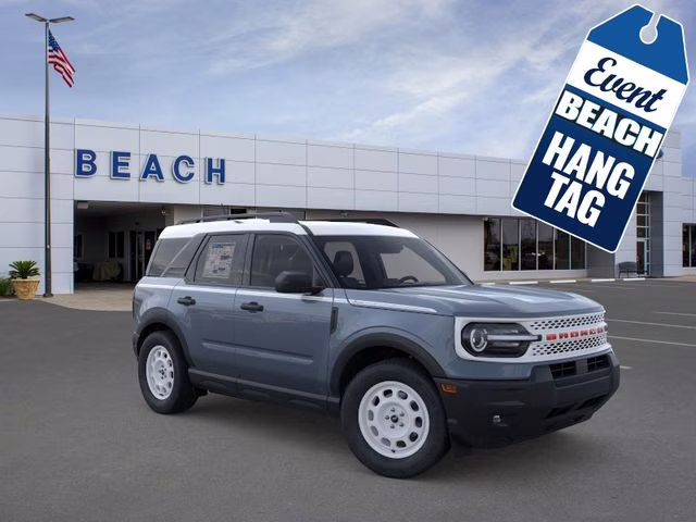 2026 Azure Gray Metallic Ford Bronco Sport Heritage 4X4 SUV