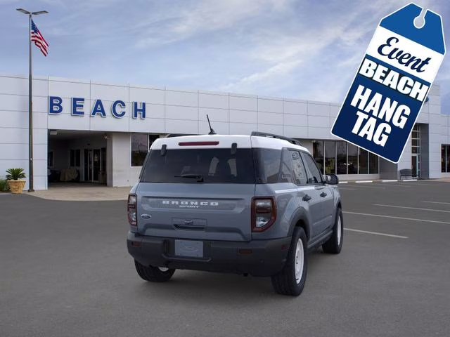 2026 Azure Gray Metallic Ford Bronco Sport Heritage 4X4 SUV