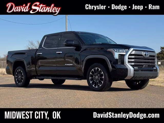 2024 Midnight Black Metallic Toyota Tundra Hybrid Limited 4X4 Truck