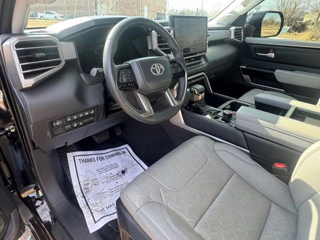 2024 Midnight Black Metallic Toyota Tundra Hybrid Limited 4X4 Truck